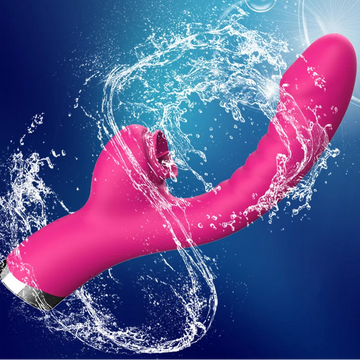 2 In 1 20 Speeds Tongue Licking Vibrator