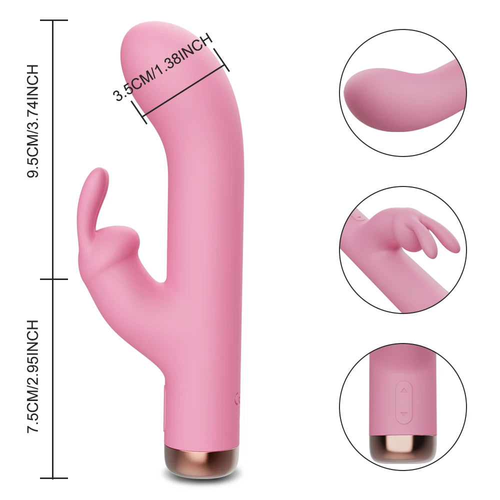 10 Modes Rabbit Vagina G-Spot Vibrator