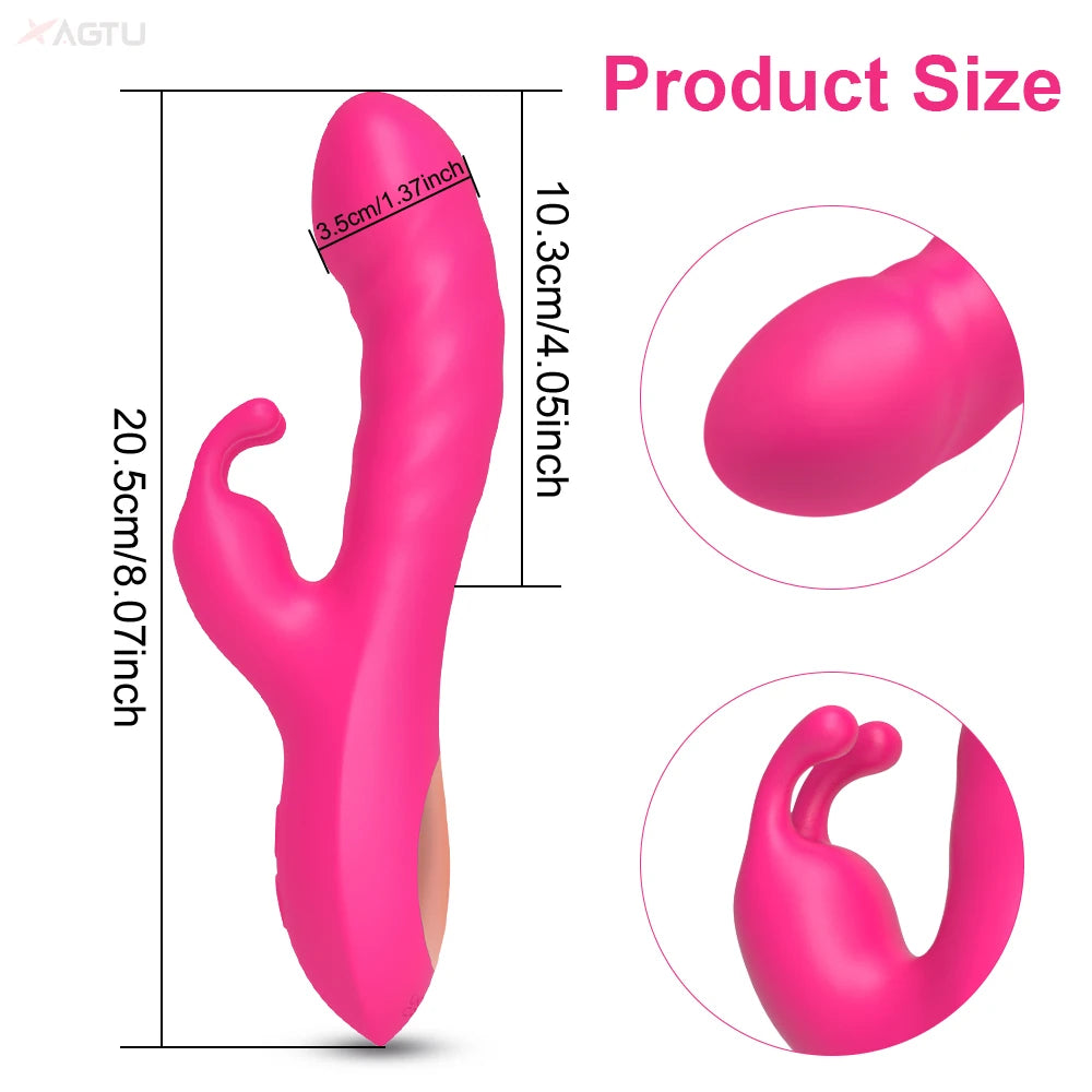 10 Modes Rabbit Vagina G-Spot Vibrator