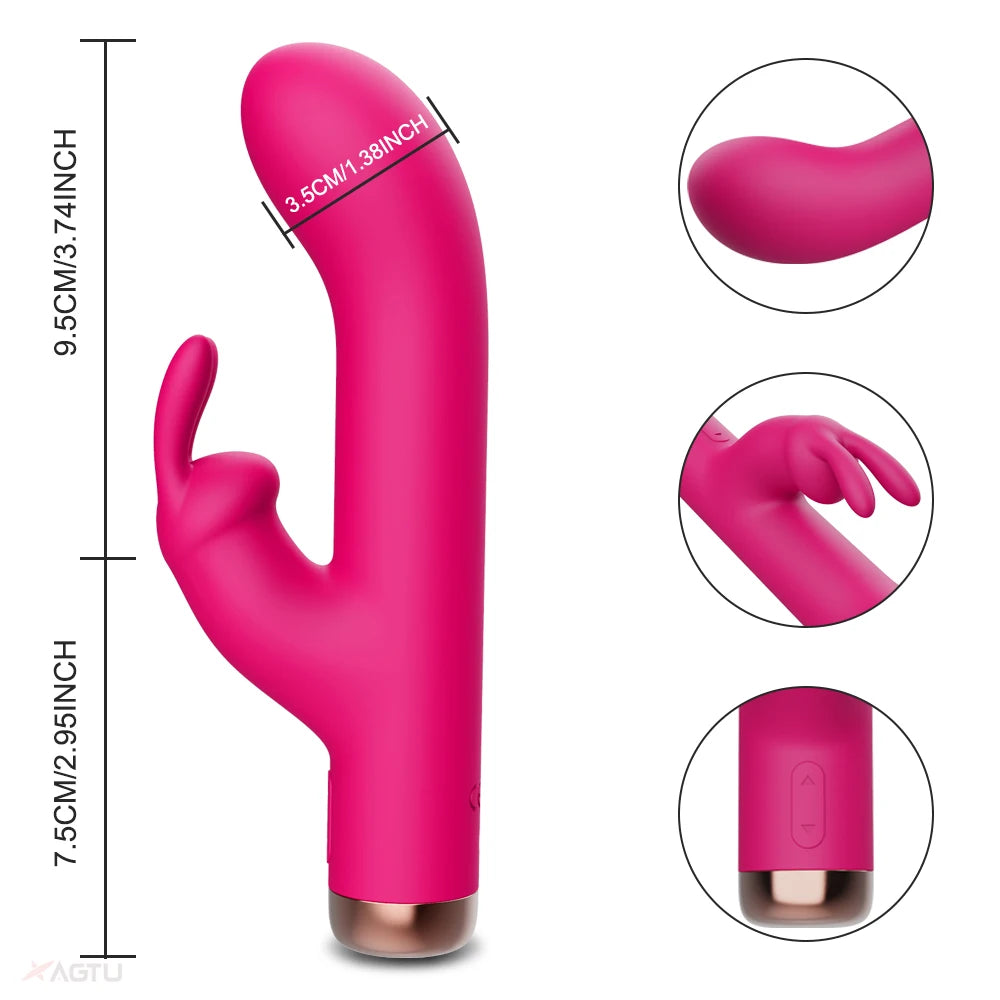 10 Modes Rabbit Vagina G-Spot Vibrator