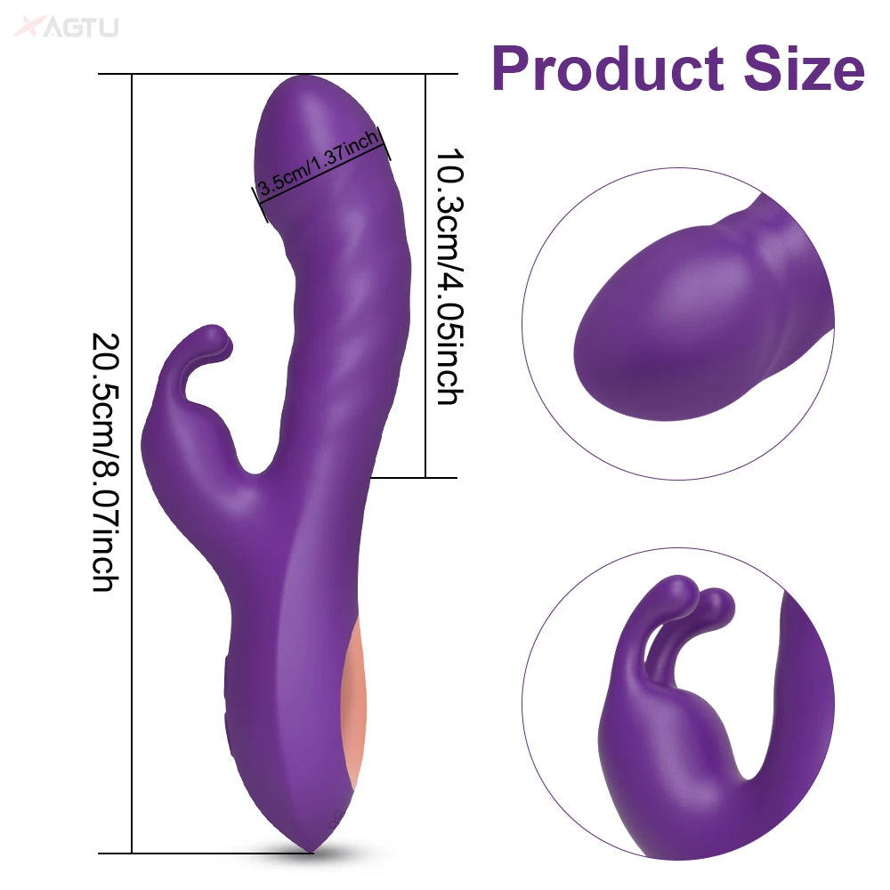 10 Modes Rabbit Vagina G-Spot Vibrator