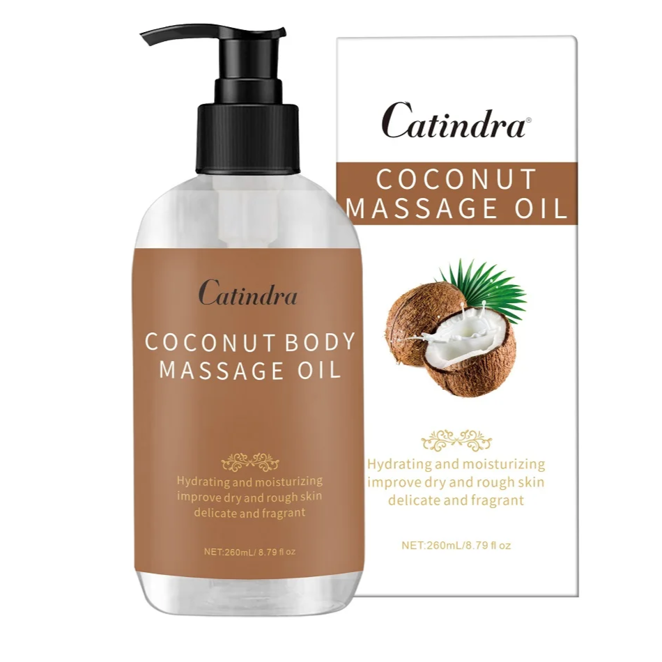 Catindra Body Smooths Skin Coconut Massage Oil